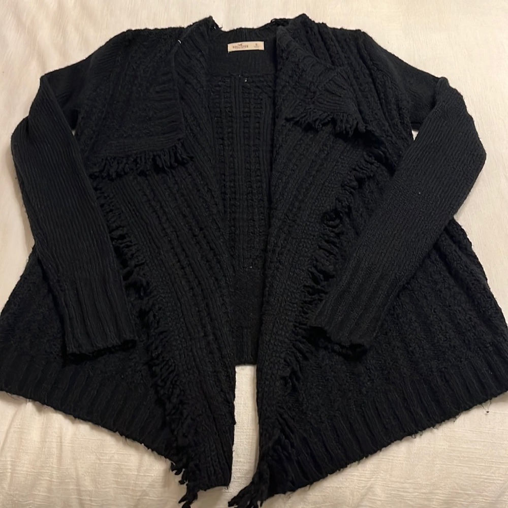 Hollister Black Cardigan